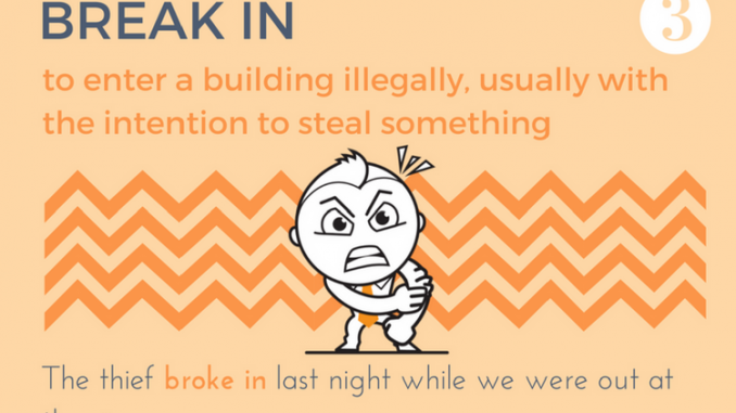 Break in nghĩa là gì?